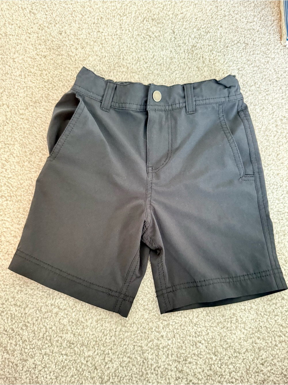 Hanna Andersson Black Kids Pull-On Shorts